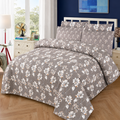 light grey 3pc cotton bedsheet